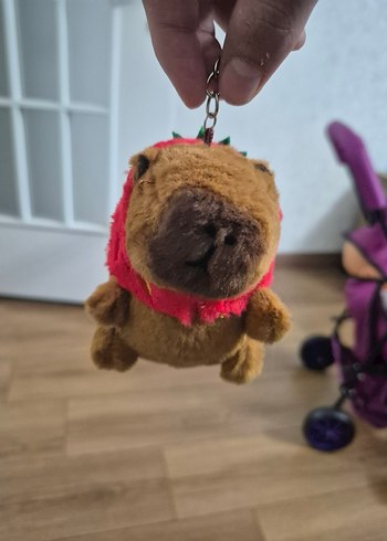 Renkli Kahverengi Peluş Anahtarlık Oyuncak - Görsel 5