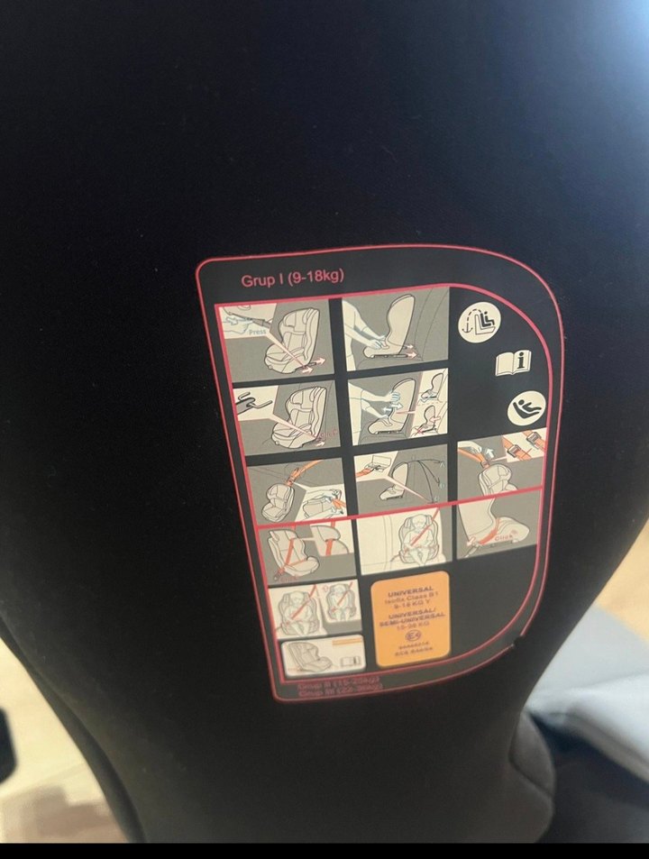 Baby&Plus Gri Çocuk Araç Koltuğu - Görsel 3