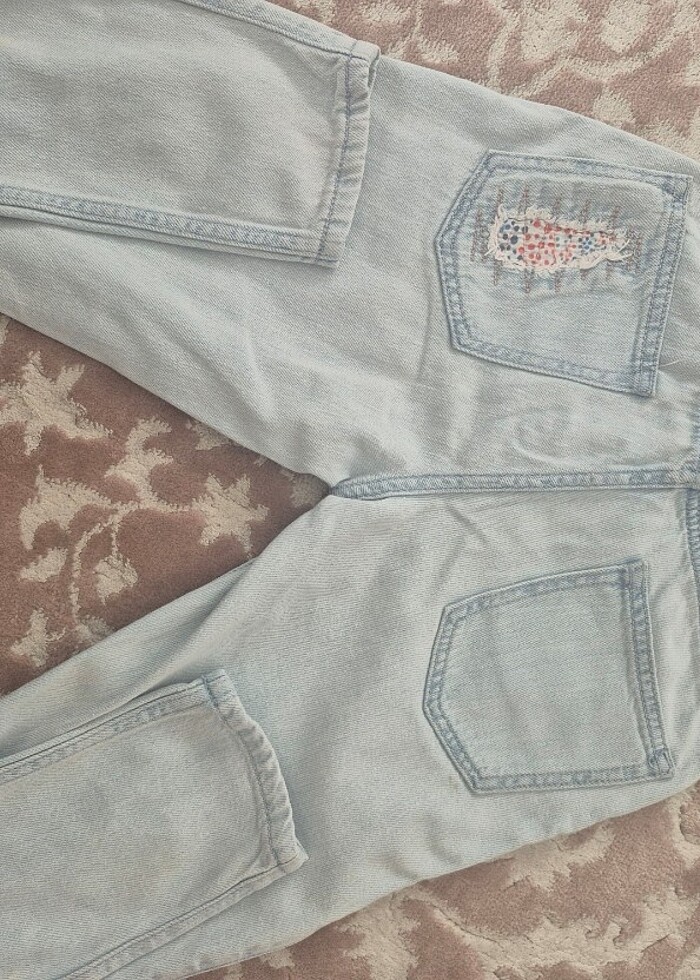 Us polo kız çocuk kot pantolon  - Görsel 3