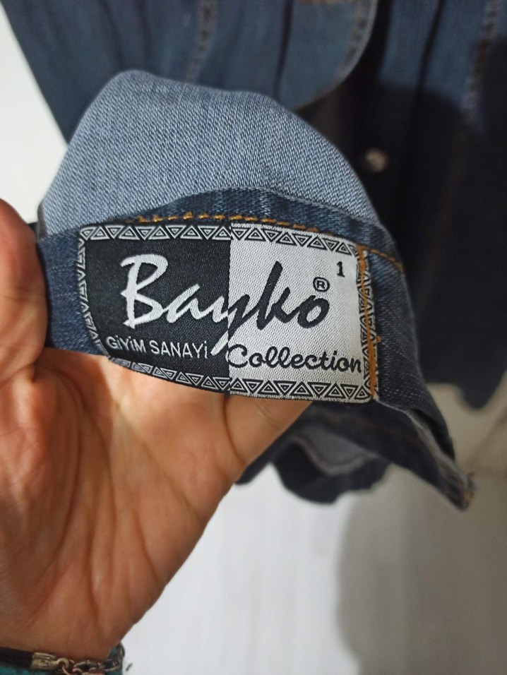 Kadın Lacivert Uzun Kot Pardesü - Görsel 3