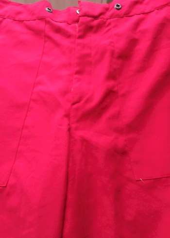 Kadın Kırmızı Kapri - Görsel 2