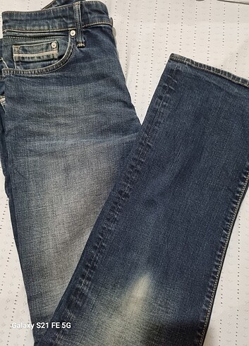 34 Beden mavi jeans pantolon