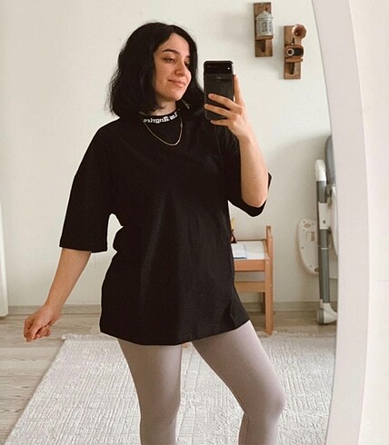 Unisex oversize baskılı tshırt