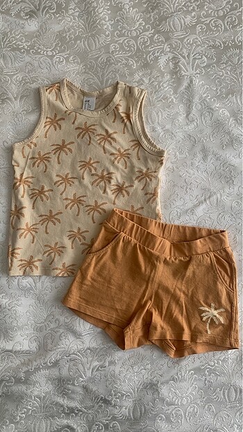 H&M erkek bebek şortlu takım