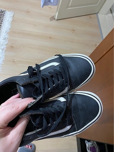 36,5 Beden siyah Renk Vans ayakkabı