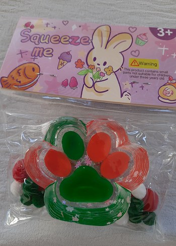  Beden Renkli Yeni Yıl Sıkıştırma Oyuncağı pati taba squishy sukushi