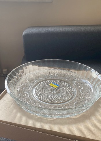 Beyaz Desensiz Cam Tabak - Görsel 2