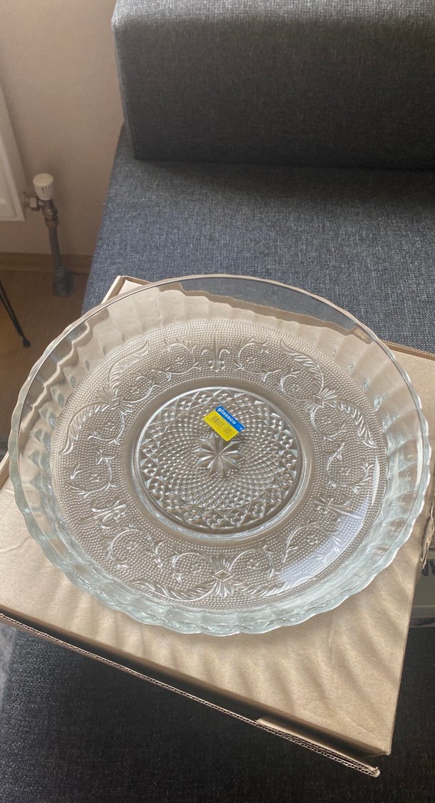 Beyaz Desensiz Cam Tabak - Görsel 4