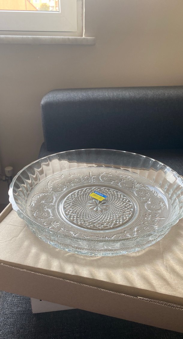 Beyaz Desensiz Cam Tabak - Görsel 2