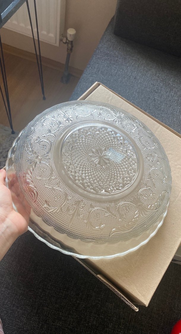 Beyaz Desensiz Cam Tabak - Görsel 5