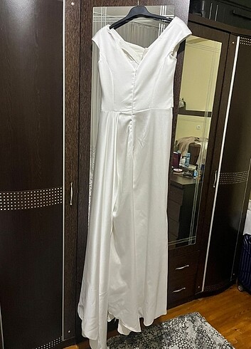 38 Beden beyaz Renk Nikah nisan elbisesi