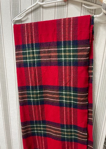 Klasik Kırmızı Ekose Erkek Atkı - Görsel 4