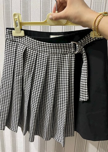 Siyah Pilili Mini Etek - Görsel 4