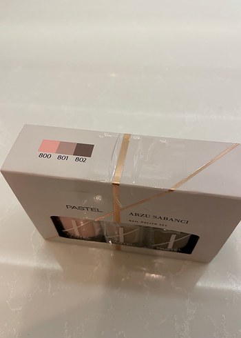 Pastel Arzu Sabancı 3'lü Oje Seti Beige - Görsel 4