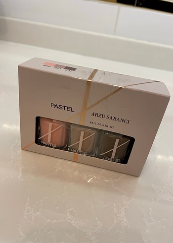 Pastel Arzu Sabancı 3'lü Oje Seti Beige - Görsel 3