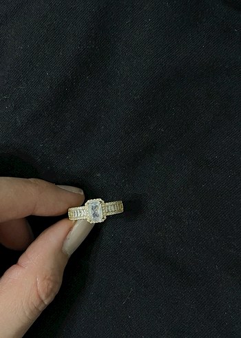 Düğün İçin Parlak Altın Kadın Yüzük - Görsel 4