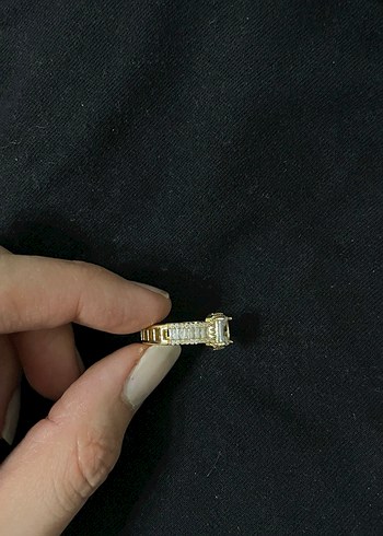 Düğün İçin Parlak Altın Kadın Yüzük - Görsel 2