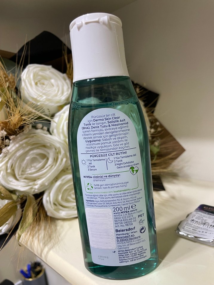 Nivea Derma Skin Clear Tonik - Görsel 2