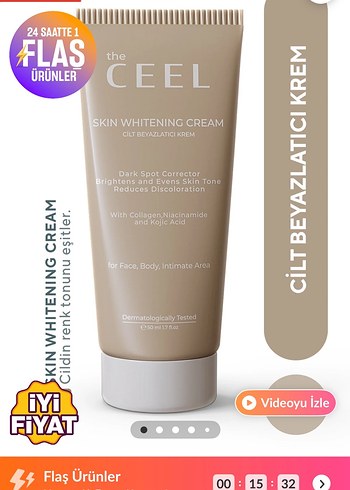 The Ceel Cilt Beyazlatıcı Vücut Kremi - Görsel 3