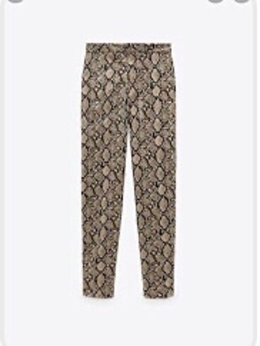 zara timsah desenli pantolon