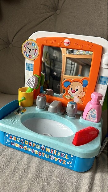 Fisher price eğitici köpekçiğin lavabosu