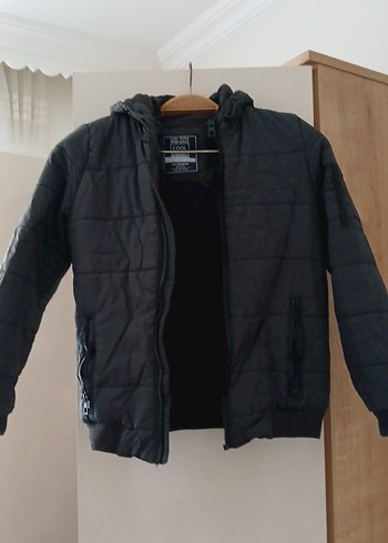 LC Waikiki Erkek Çocuk siyah Fermuarlı Street Wear Mont