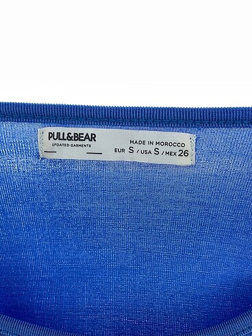 s Beden mavi Renk Pull and Bear Bluz %70 İndirimli.