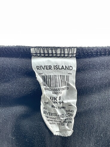 34 Beden siyah Renk River Island Mini Üst %70 İndirimli.