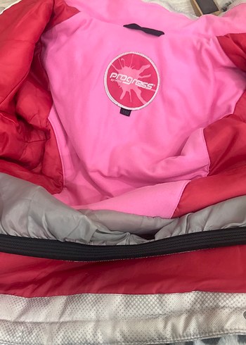 Kız Çocuk Gri Fermuarlı Ceket - Görsel 5