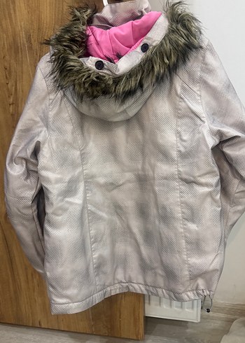 Kız Çocuk Gri Fermuarlı Ceket - Görsel 2