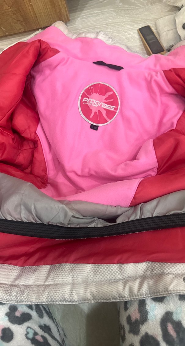 Kız Çocuk Gri Fermuarlı Ceket - Görsel 5