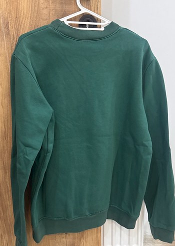 Kadın Koyu Yeşil Uzun Kollu Sweatshirt - Görsel 3