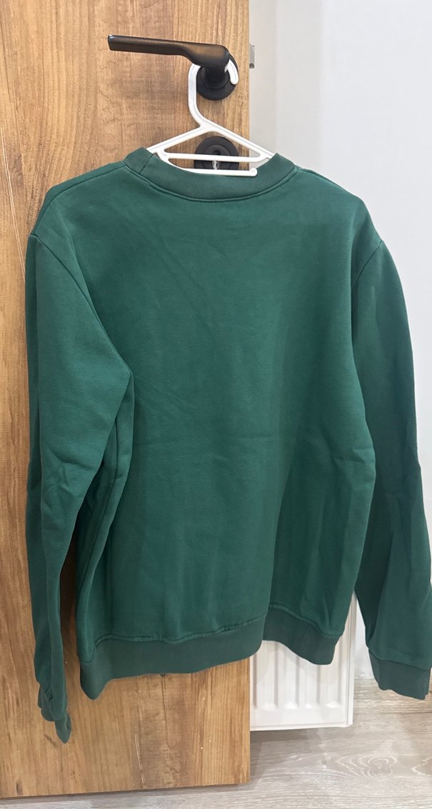 Kadın Koyu Yeşil Uzun Kollu Sweatshirt - Görsel 3