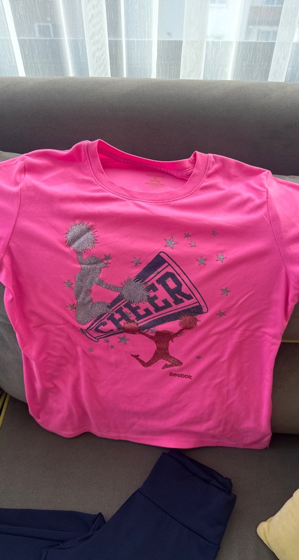 Pembe Baskılı Kız Tişörtü - Görsel 2