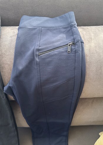 Fermuarlı Lacivert Hamile Pantolonu - Görsel 3