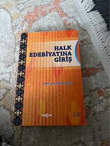 Halk Edebiyatına Giriş Prof. Dr. Şükrü Elçin