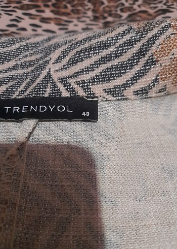 Gri Bohem Mini Kadın Elbise - Görsel 3