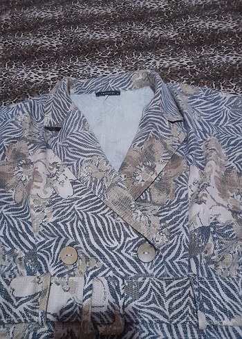 Gri Bohem Mini Kadın Elbise - Görsel 2