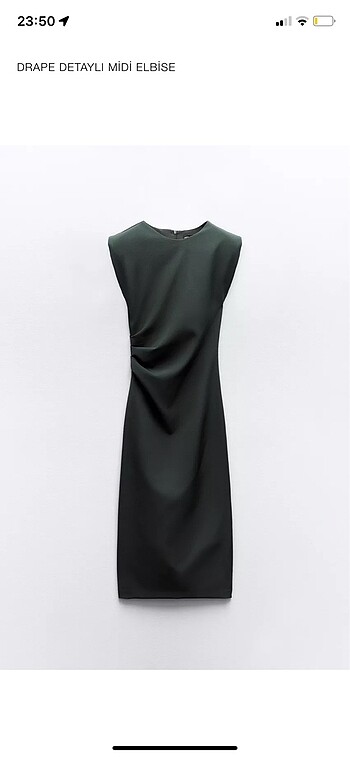 Zara midi boy elbise