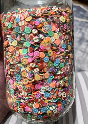 Renkli Meyve Desenli Tırnak Süsleri - Görsel 2