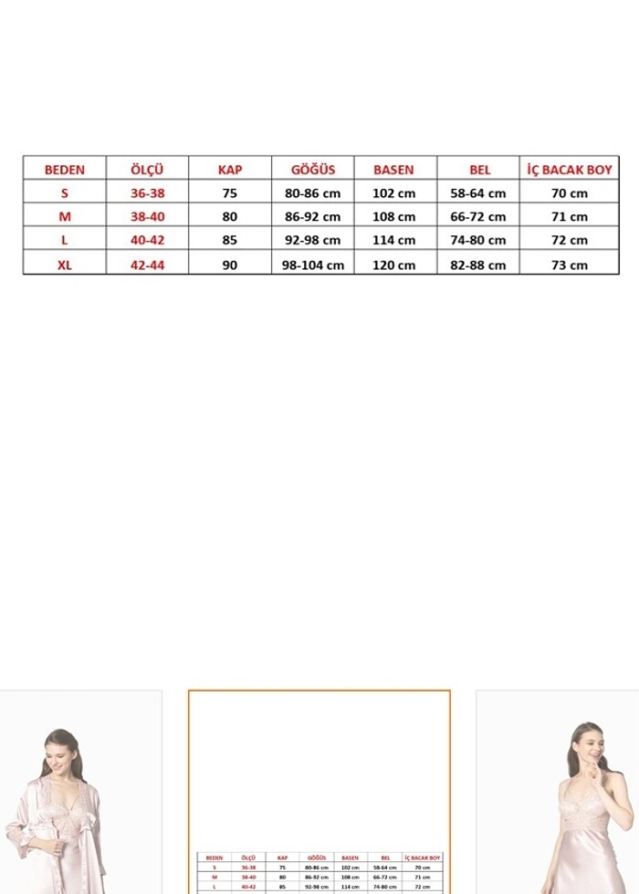 Pierre Cardin Saten Gecelik Seti - Görsel 5