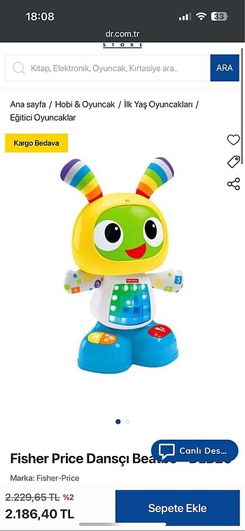 Fisher Price Dansçı Beatbo - Görsel 2
