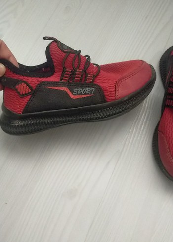 Kırmızı Bağcıklı Spor Erkek Sneaker - Görsel 2