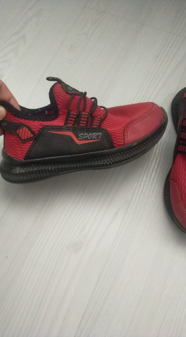 Kırmızı Bağcıklı Spor Erkek Sneaker - Görsel 2
