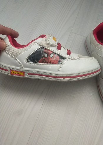 Beyaz Spiderman Erkek Çocuk Spor Ayakkabı - Görsel 2