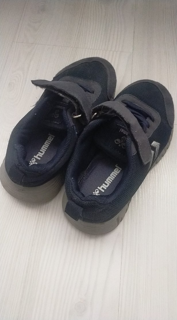 lacivert Bağcıklı Cırtlı Erkek Çocuk Spor Ayakkabı - Görsel 2