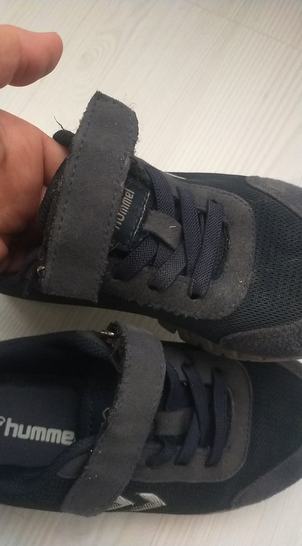 lacivert Bağcıklı Cırtlı Erkek Çocuk Spor Ayakkabı - Görsel 4