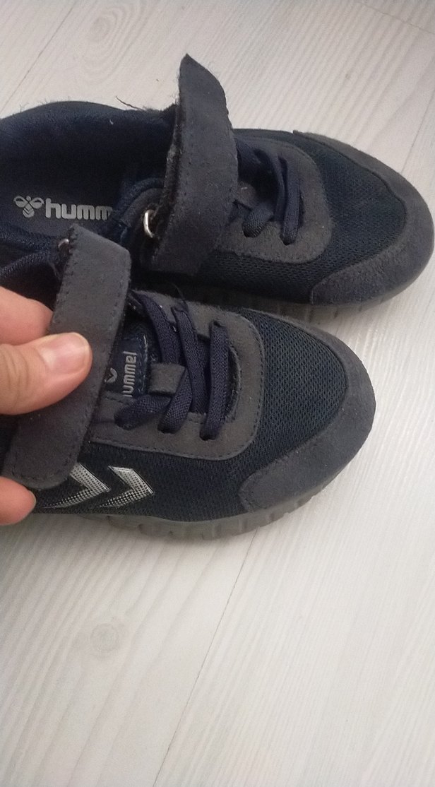 lacivert Bağcıklı Cırtlı Erkek Çocuk Spor Ayakkabı - Görsel 3