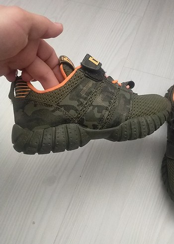 Erkek Çocuk Yılan Desenli Spor Ayakkabı Velcro - Görsel 2