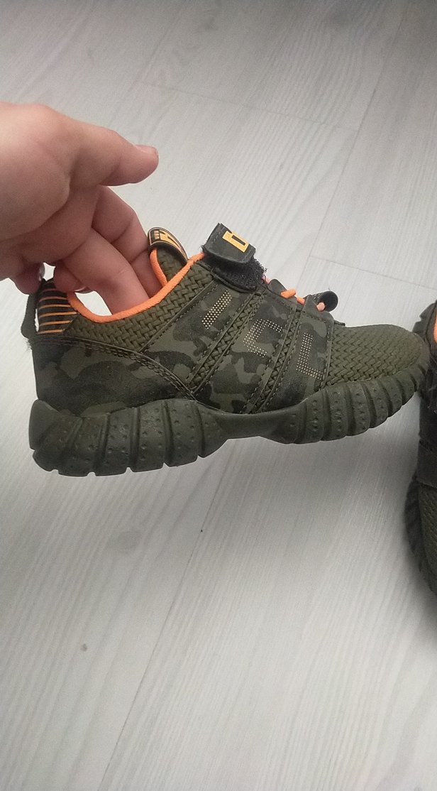 Erkek Çocuk Yılan Desenli Spor Ayakkabı Velcro - Görsel 2